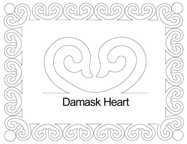 Damask Heart - Anne Bright Designs