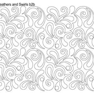 Feathers and Swirls b2b - Anne Bright Designs