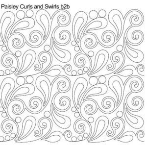 Paisley Curls and Swirls b2b - Anne Bright Designs